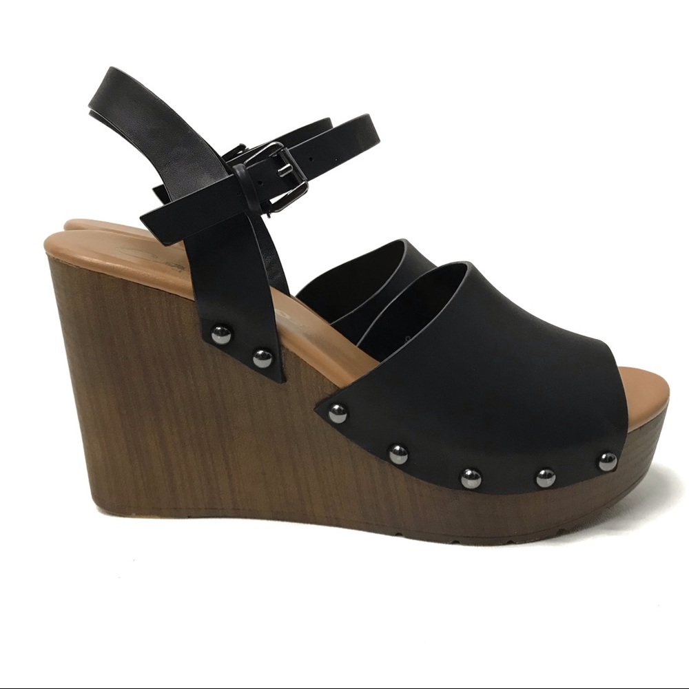Callisto of California platform sandals vegan leather